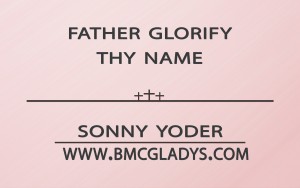 father-glorify-thy-name-sonny-yoder
